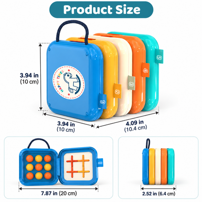Montessori Busy Cube Toy for Toddlers – Interactive Sensory Activity Toy, Fine Motor Skills Training & Early Learning Educational Toy